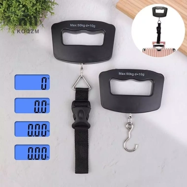 Cân hành lý du lịch kỹ thuật số 50kg - Cân điện tử cầm tay di động, nhanh, có móc mới