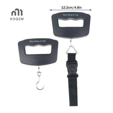Cân hành lý du lịch kỹ thuật số 50kg - Cân điện tử cầm tay di động, nhanh, có móc mới 9 Cân hành lý du lịch kỹ thuật số 50kg - Cân điện tử cầm tay di động, nhanh, có móc mới 9