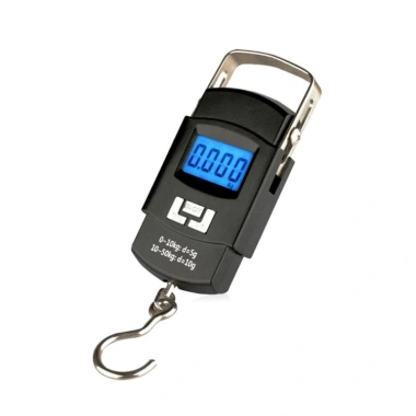 Cân hành lý kỹ thuật số 110lb/50kg – Cân vali, cá, cầm tay đa năng kèm móc 4