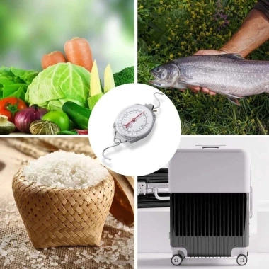 Cân hành lý YZ - Cân treo cơ học đo chính xác, mặt số 50-200KG, máy mạnh chống va đập, thích câu cá 5