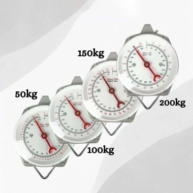 Cân hành lý YZ - Cân treo cơ học đo chính xác, mặt số 50-200KG, máy mạnh chống va đập, thích câu cá 9