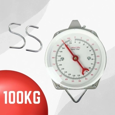 Cân hành lý YZ - Cân treo cơ học đo chính xác, mặt số 50-200KG, máy mạnh chống va đập, thích câu cá 10