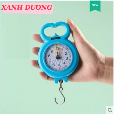 Cân Lò Xo Cầm Tay 10kg Siêu Nhẹ Du Lịch - Đo Hành Lý và Thực Phẩm Mini - 55.000 10