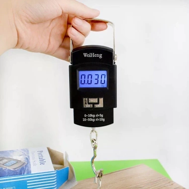 Cân mini tay 50kg - Độ chính xác cao, thiết kế gọn, LCD hiển thị rõ nét, giá 49.990₫