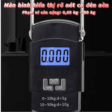 Cân móc cầm tay di động, máy nhỏ gọn, cân rau củ, hành lý - Giá chỉ 62.000₫ 6 Cân móc cầm tay di động, máy nhỏ gọn, cân rau củ, hành lý - Giá chỉ 62.000₫ 6