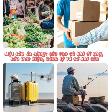 Cân móc cầm tay di động, máy nhỏ gọn, cân rau củ, hành lý - Giá chỉ 62.000₫