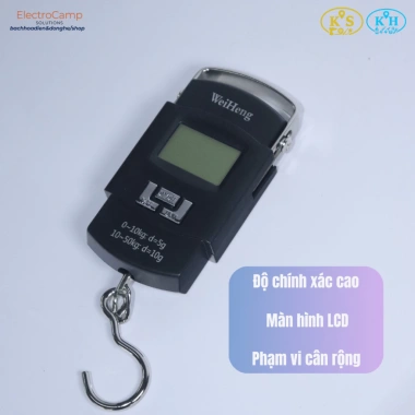 Cân Móc Điện Tử 10g-50kg LCD – Đo Hành Lý, Mua Đi Chợ, Giá Ưu Đãi 199k