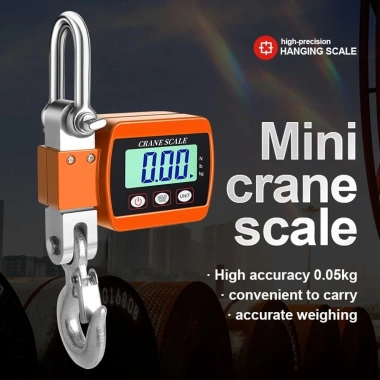 Cân móc điện tử GAOSU 0,05‑500kg – Đo cân cần cẩu, hành lý, LCD kỹ thuật số, độ chính xác cao, cầm tay di động