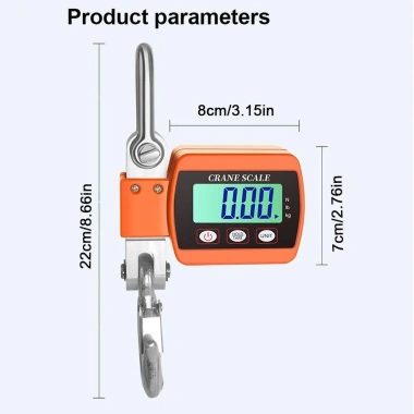 Cân móc điện tử INDEX: Đổi đơn vị, độ chính xác cao, LCD đa năng, công nghiệp hạng nặng 2
