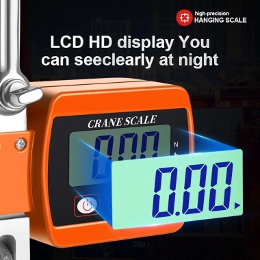 Cân móc điện tử INDEX: Đổi đơn vị, độ chính xác cao, LCD đa năng, công nghiệp hạng nặng 8