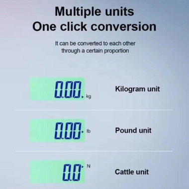 Cân móc điện tử INDEX: Đổi đơn vị, độ chính xác cao, LCD đa năng, công nghiệp hạng nặng 9