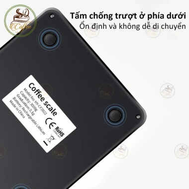Cân pha cà phê LED 3kg/0.1g, cân tiểu ly sạc Type-C, màn hình cảm ứng, giá 179.000₫ 7