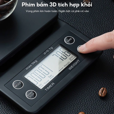 Cân pha cà phê tiểu ly điện tử mini 0.1g-5kg, siêu chính xác, giá chỉ 52.000₫ 2 Cân pha cà phê tiểu ly điện tử mini 0.1g-5kg, siêu chính xác, giá chỉ 52.000₫ 2