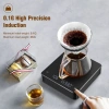 Cân pha cà phê tiểu ly điện tử mini, độ chính xác 0.1g-3kg, rang xay Espresso, dùng cho bánh và nhà bếp 5