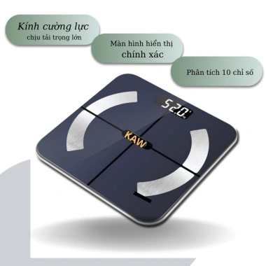 Cân sức khỏe Bluetooth KAW đo cân nặng, chất béo, phân tích - Giá 223.999₫ 7