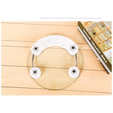 Cân Sức Khỏe Điện Tử Hình Tròn Mặt Kính 180kg - Đo Chính Xác, Hiện Đại, 69.500₫
