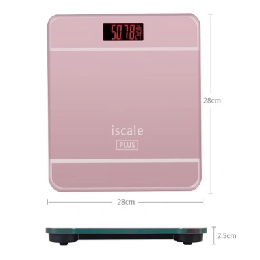 Cân sức khỏe điện tử ISCALE mặt kính cường lực, chịu tải 180kg, giá chỉ 160.000₫
