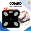 Cân sức khỏe điện tử mini 180kg - 17 chỉ số, siêu chính xác, giảm còn 69.000₫