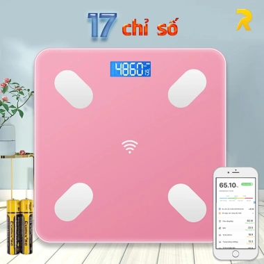 Cân sức khỏe điện tử mini 180kg - 17 chỉ số, siêu chính xác, giảm còn 69.000₫
