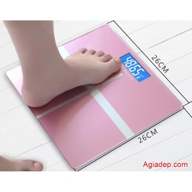 Cân sức khỏe gia đình Agiadep, cân điện tử sạc được, không cần pin, chuẩn xác - 125k 4