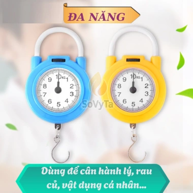 Cân tay móc S mini - Cân cơ học treo, dùng cho hành lý du lịch - Giá 54.000₫ 9