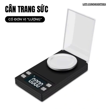 Cân tiểu ly điện tử 0.001g LCD siêu rõ - Đo trang sức 100g/0.001g, chỉ 294.500₫