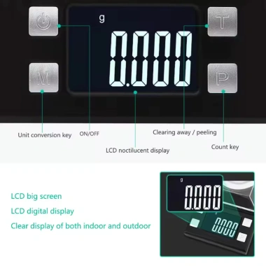 Cân tiểu ly điện tử 0.001g LCD siêu rõ - Đo trang sức 100g/0.001g, chỉ 294.500₫ 6 Cân tiểu ly điện tử 0.001g LCD siêu rõ - Đo trang sức 100g/0.001g, chỉ 294.500₫ 6