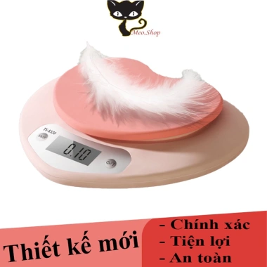Cân tiểu ly điện tử 0.1-5kg, độ chính xác cao, chống thấm nước, chỉ 119.000 VND