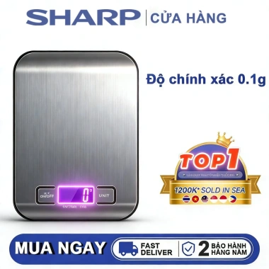 Cân Tiểu Ly Điện Tử Bảo Hành 2 Năm, Màn Hình LCD, Đo Chính Xác 0.1g-3kg/1g-10kg, Giá 188.000 VND