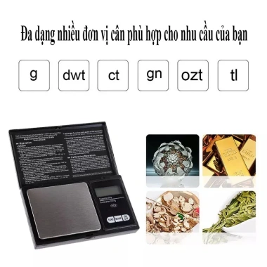 Cân Tiểu Ly Điện Tử Mini 0.01g 500g/200g Bỏ Túi, Chính Xác Cao, Tặng Pin AAA, Bảo Hành 1 Năm - Giá 150k