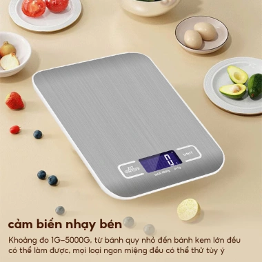 Cân tiểu ly điện tử mini 1-5kg M136, dùng sạc hoặc pin, độ chính xác cao, giá chỉ 35.500₫ 2