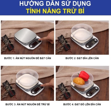 Cân Tiểu Ly Điện Tử Mini 1g-10kg Định Lượng Chính Xác - Bảo Hành 1 Năm - 29.000 VND 4 Cân Tiểu Ly Điện Tử Mini 1g-10kg Định Lượng Chính Xác - Bảo Hành 1 Năm - 29.000 VND 4