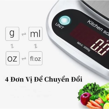 Cân tiểu ly điện tử mini 1g‑10kg cho bếp - Định lượng chính xác, giảm giá 95.000₫
