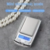 Cân tiểu ly điện tử mini 1pc, đo 0,01g, 200g, bỏ túi, vàng, trang sức, khóa ô tô 2