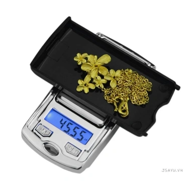 Cân tiểu ly điện tử mini 1pc, đo 0,01g, 200g, bỏ túi, vàng, trang sức, khóa ô tô