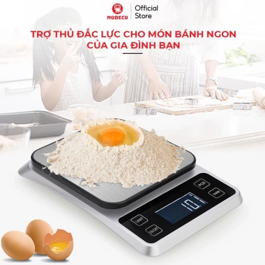 Cân Tiểu Ly Điện Tử Mini Modeco 0.1g-5kg Định Lượng Chính Xác, Đếm Tự Động, Kèm 3 Pin AAA - Giá 230k