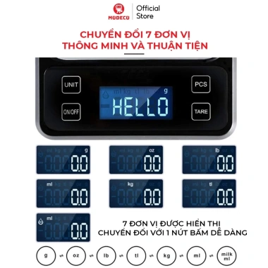 Cân Tiểu Ly Điện Tử Mini Modeco 0.1g-5kg Định Lượng Chính Xác, Đếm Tự Động, Kèm 3 Pin AAA - Giá 230k 4 Cân Tiểu Ly Điện Tử Mini Modeco 0.1g-5kg Định Lượng Chính Xác, Đếm Tự Động, Kèm 3 Pin AAA - Giá 230k 4