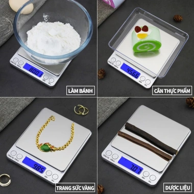 Cân Tiểu Ly Điện Tử ZiinLife 0.1g-3kg, Pin Sạc Dự Phòng, LCD, Khay Inox Đa Năng - Giá Ưu Đãi 79.000₫ 6