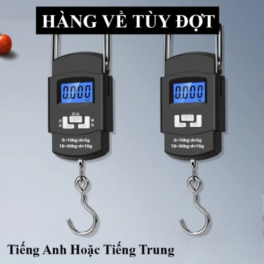 Cân Treo Điện Tử 50Kg/110lb LCD Rõ Nét - Đa Năng, Dễ Dùng, Nhà Bếp, Giá 57k