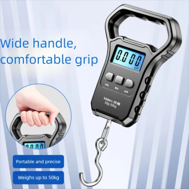Cân treo điện tử GENENIC 50kg màn hình kỹ thuật số, USB sạc, cân hành lý & cá câu 3