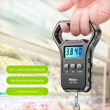 Cân treo điện tử GENENIC 50kg màn hình kỹ thuật số, USB sạc, cân hành lý & cá câu 8
