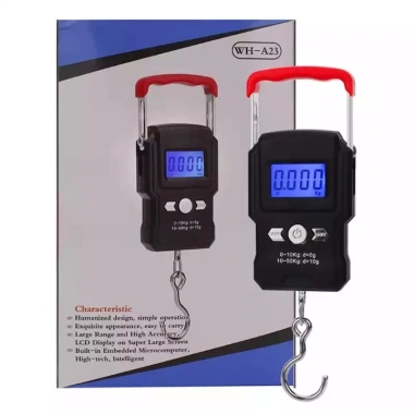 Cân Treo Điện Tử Mini 50kg WH A23 Chính Hãng - Phù Hợp Cân Gas, Kèm Pin AAA, Bảo Hành 1 Năm - Giá chỉ 139k