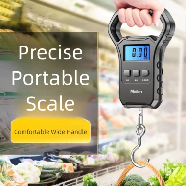 Cân treo điện tử ORNOOU 50kg sạc USB, màn hình số - cho hành lý, cá, câu cá 7