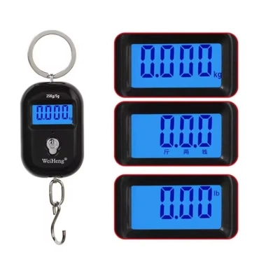 Cân treo kỹ thuật số FOUNDTWO 25kg 5g Mini du lịch, móc khóa bền, độ chính xác cao, di động