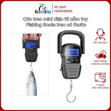 Cân treo mini điện tử cầm tay Fishing Scale - Thước đa năng, cân hành lý, cá, xe đạp, chỉ 218.500 VND