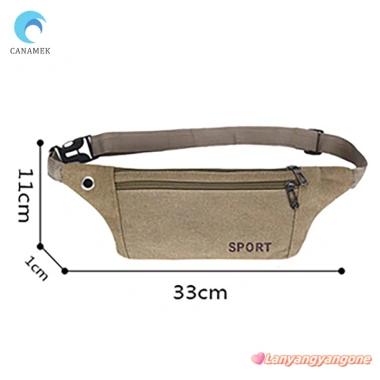 Canamek Canvas Fit Eopack Nam Di Động Chống Trộm, Thể Thao Ngoài Trời, Chạy Mới