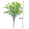 Cành cây giả lá ô liu nhựa dài 34cm, có hoa, đẹp khi cắm lọ hoa - Giá 15.200₫ 3