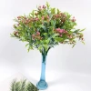 Cành cây giả lá ô liu nhựa dài 34cm, có hoa, đẹp khi cắm lọ hoa - Giá 15.200₫ 6