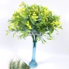 Cành cây giả lá ô liu nhựa dài 34cm, có hoa, đẹp khi cắm lọ hoa - Giá 15.200₫ 9