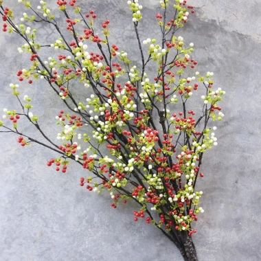 Cành Cherry cổ cắm bình - điểm gốc cây lọ hoa giả, trang trí nhà cửa, giảm còn 76.000₫
